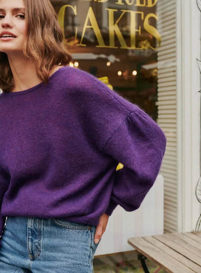 Petite Mendigote Meshes Fw24 Maille Mayden Purple 8211 Women