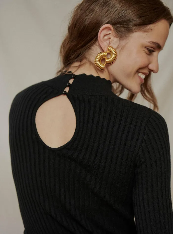 Petite Mendigote Meshes Fw24 Maille Ml Maelle Black 8211 Women