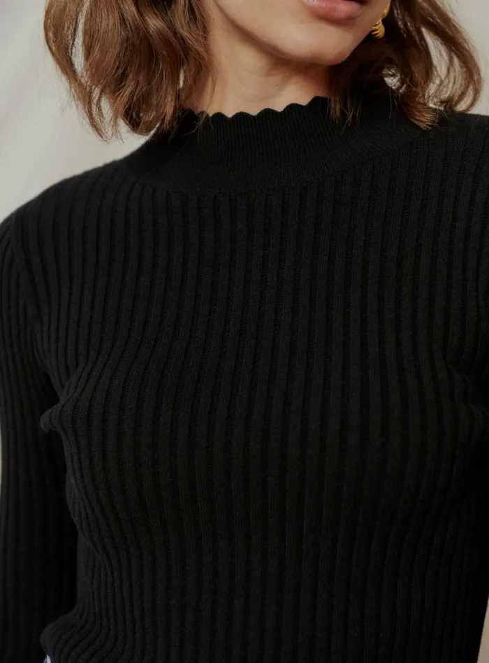 Petite Mendigote Meshes Fw24 Maille Ml Maelle Black 8211 Women