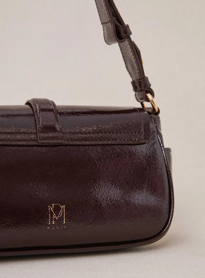 Petite Mendigote Shoulder Bags Steve Mini Bag Burgundy Varnish 8211 Women
