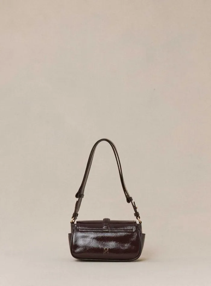 Petite Mendigote Shoulder Bags Steve Mini Bag Burgundy Varnish 8211 Women