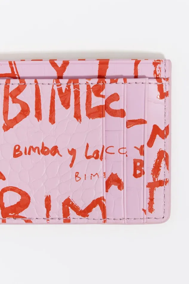Pink Mock Croc Card Holder Bimbaylolacom Pink Women Bimba Y Lola Card Holders Pink Mock Croc Card Holder Bimbaylolacom Pink Women Bimba Y Lola Card Holders