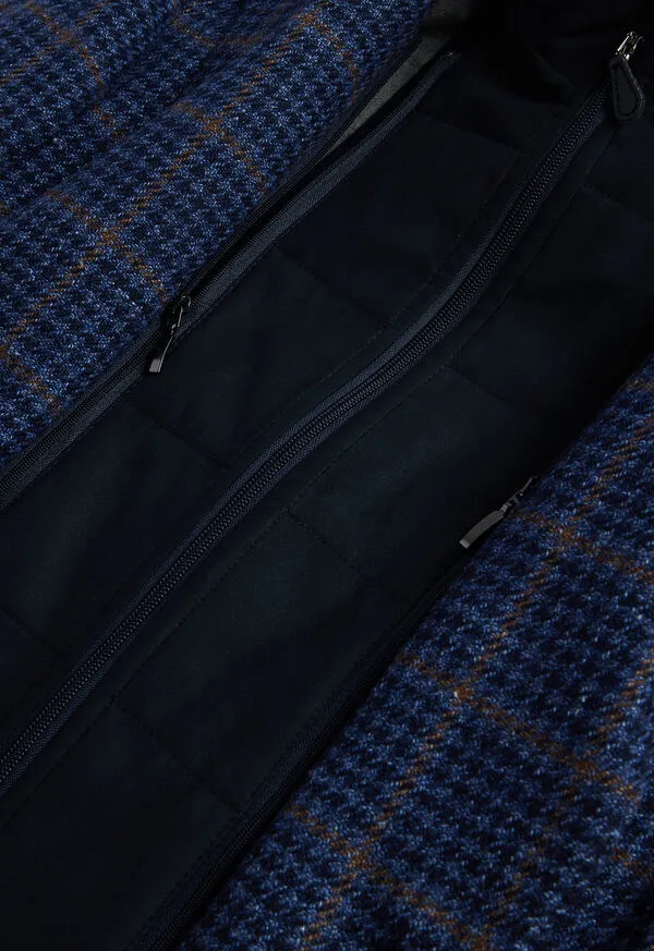 Plaid Jacket with Removable Vest Blue Blazers and Jackets Paulstuart Mens Plaid Jacket with Removable Vest Blue Blazers and Jackets Paulstuart Mens