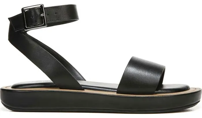Platform Women Franco Sarto Franco Eden Platform Sandal Black Leather