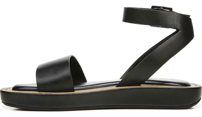 Platform Women Franco Sarto Franco Eden Platform Sandal Black Leather