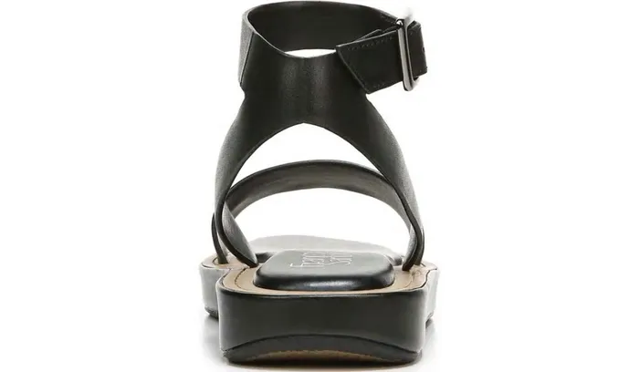 Platform Women Franco Sarto Franco Eden Platform Sandal Black Leather