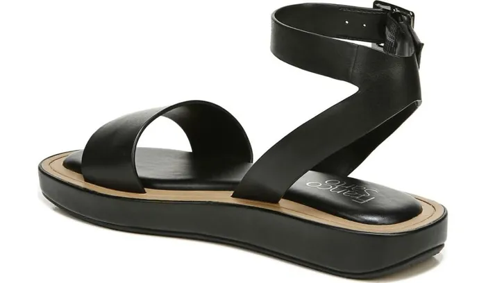 Platform Women Franco Sarto Franco Eden Platform Sandal Black Leather