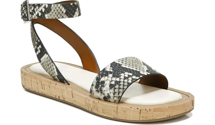 Platform Women Franco Sarto Franco Eden Platform Sandal Roccia Leather