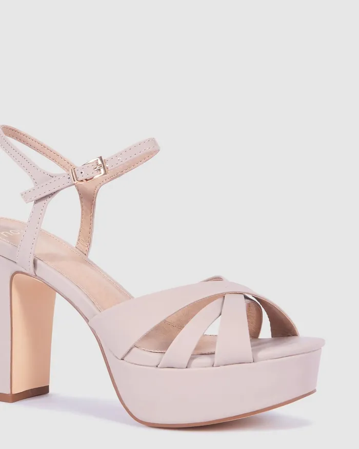 Platforms Women NOVO Shoes LUELLA Nude