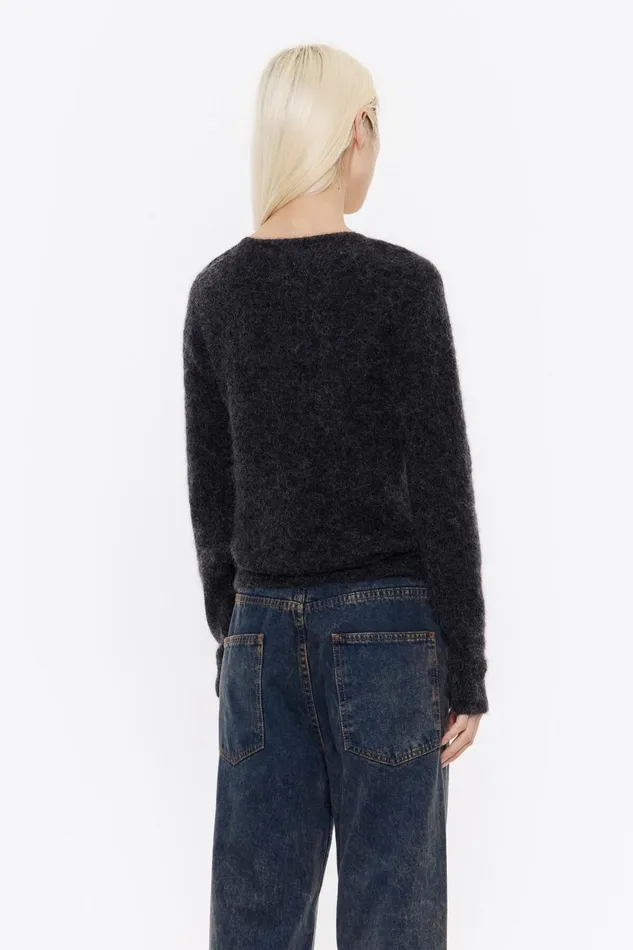 Plum Mohair Jumper Plum Women Bimba Y Lola Knitwear Plum Mohair Jumper Plum Women Bimba Y Lola Knitwear