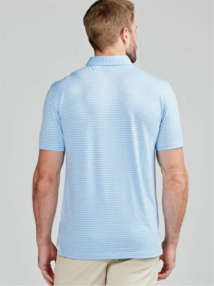 Polo Shirts Men Tasc Performance Cloud Polo 8211 Brookline Stripe 8211 Ole Miss