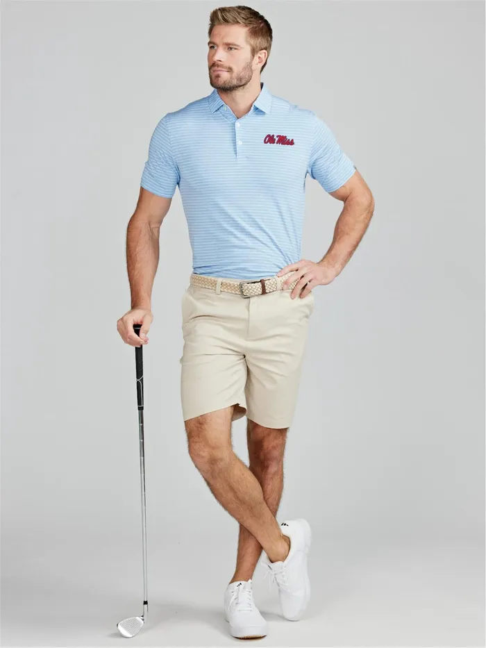 Polo Shirts Men Tasc Performance Cloud Polo 8211 Brookline Stripe 8211 Ole Miss