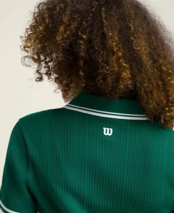 Polos Women Wilson Shrunken Essex Polo Club Green Polos Women Wilson Shrunken Essex Polo Club Green