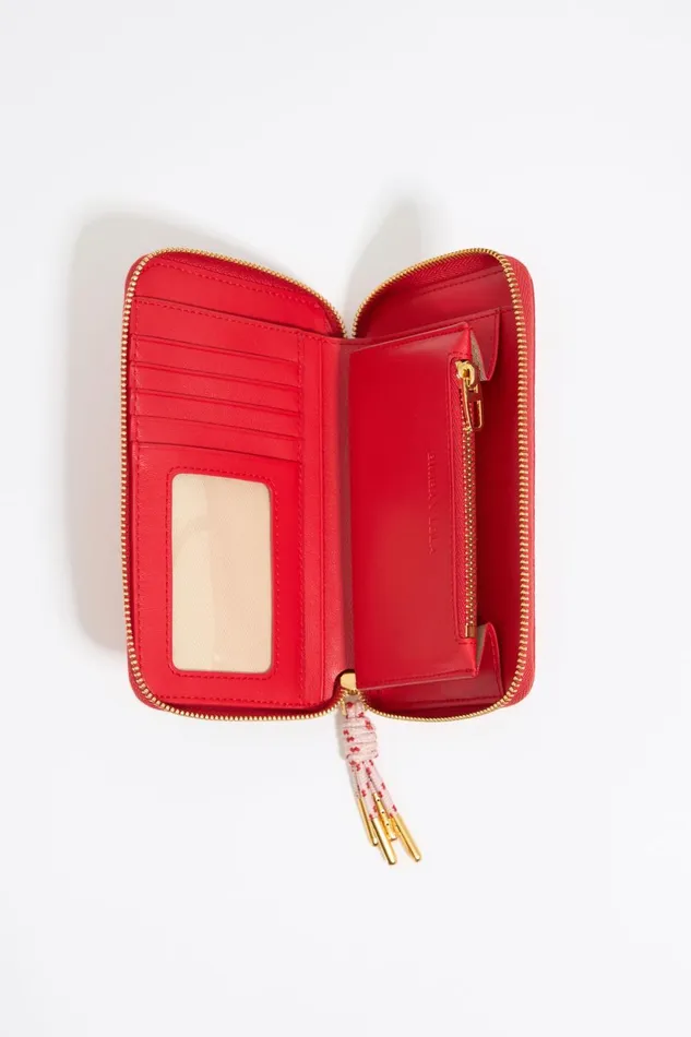 Poppy Red Leather Horizontal Wallet Poppy Red Women Bimba Y Lola Billfolds Poppy Red Leather Horizontal Wallet Poppy Red Women Bimba Y Lola Billfolds