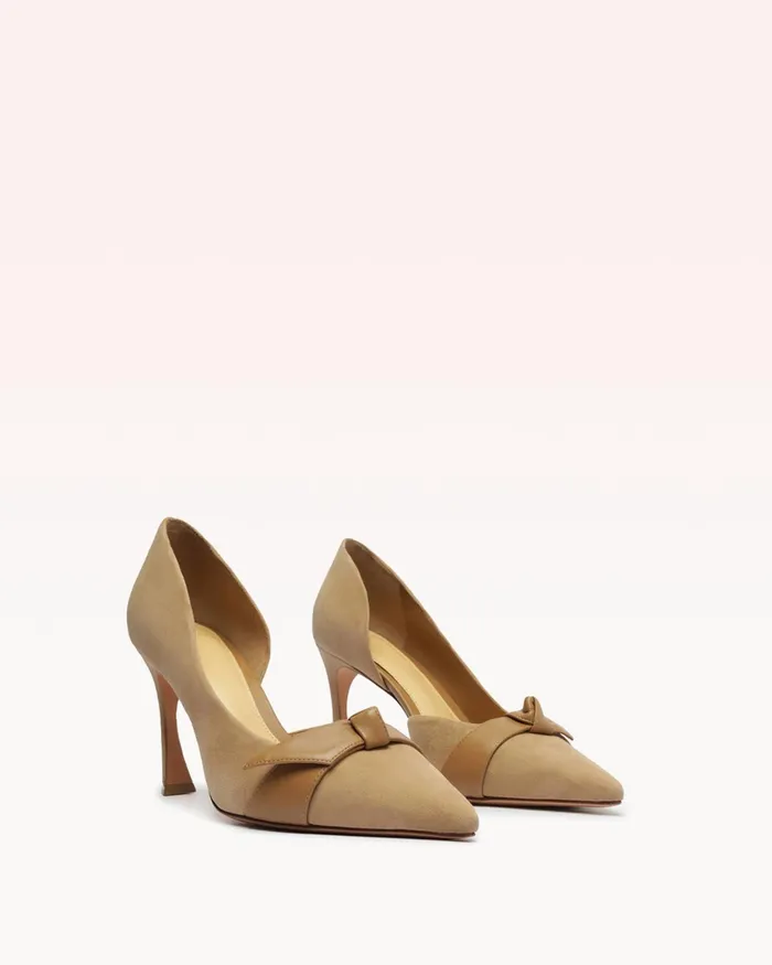 Pumps Women Alexandre Birman Asymmetric Clarita Pump 85 Nut Nut