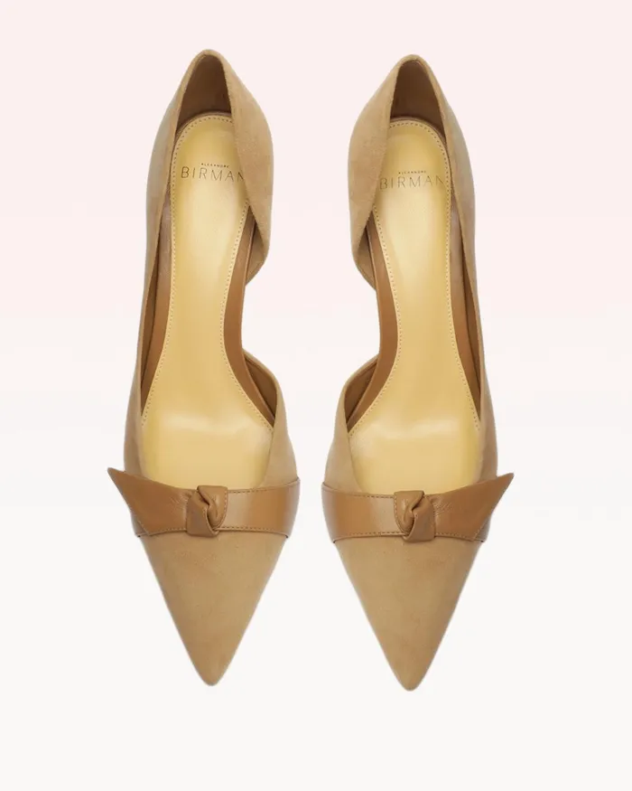 Pumps Women Alexandre Birman Asymmetric Clarita Pump 85 Nut Nut