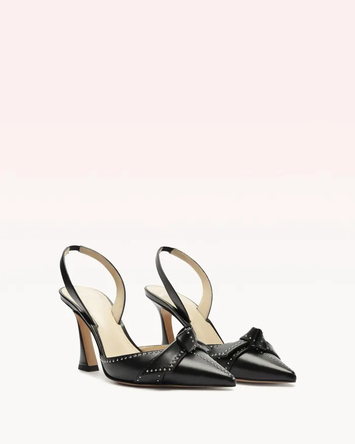 Pumps Women Alexandre Birman Clarita Bell Slingback 85 Studs Black Alexandre Birman Clarita Slingback Black
