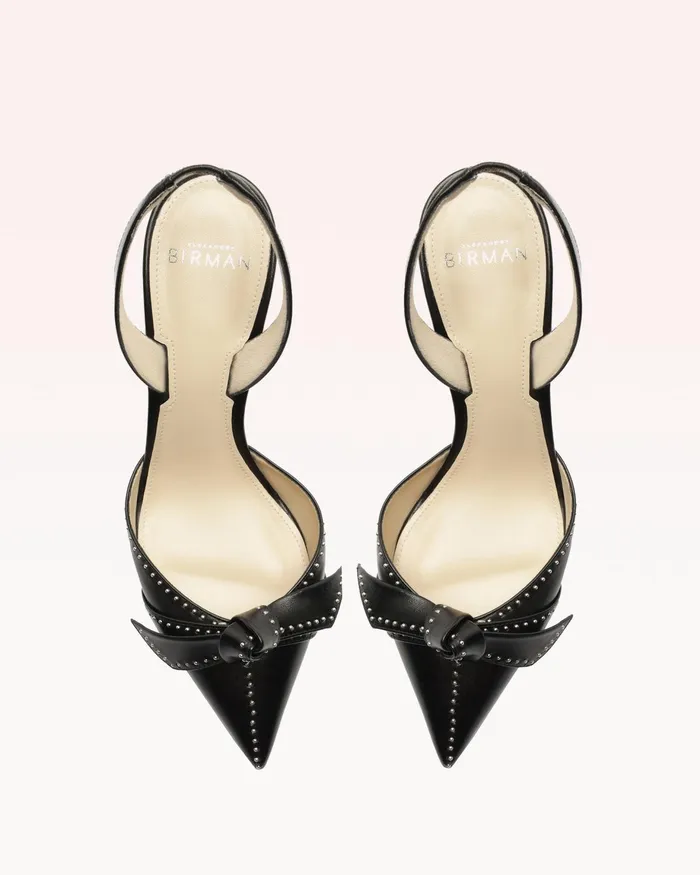 Pumps Women Alexandre Birman Clarita Bell Slingback 85 Studs Black Alexandre Birman Clarita Slingback Black