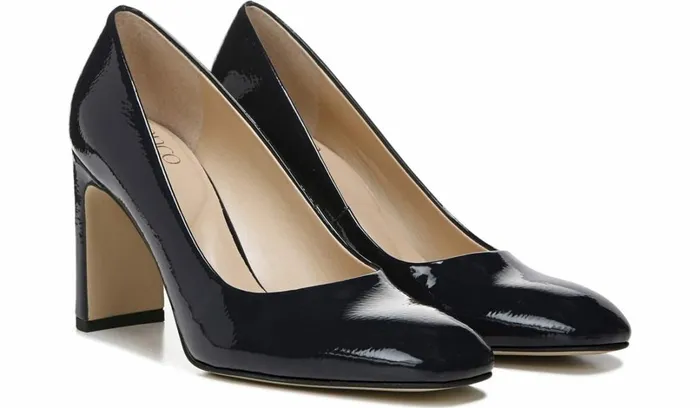 Pumps Women Franco Sarto Franco Gianna Pump Midnight Faux Leather
