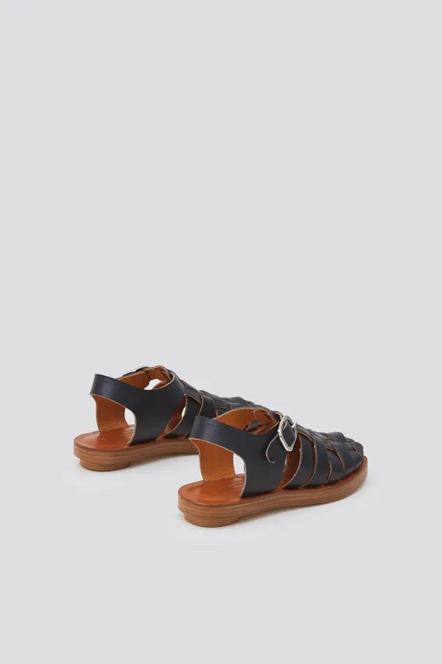 Rachel Comey Flats Loafers Women Tucker Sandal Black Rachel Comey Flats Loafers Women Tucker Sandal Black