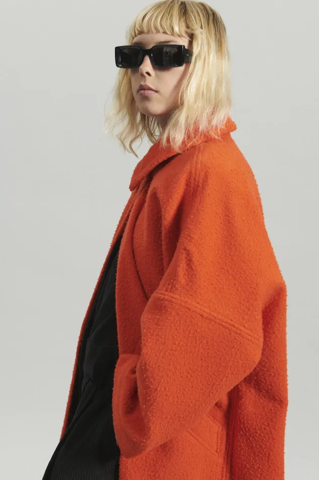 Rachel Comey Jackets Outerwear Women Pantheon Coat Persimmon