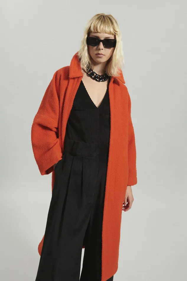 Rachel Comey Jackets Outerwear Women Pantheon Coat Persimmon