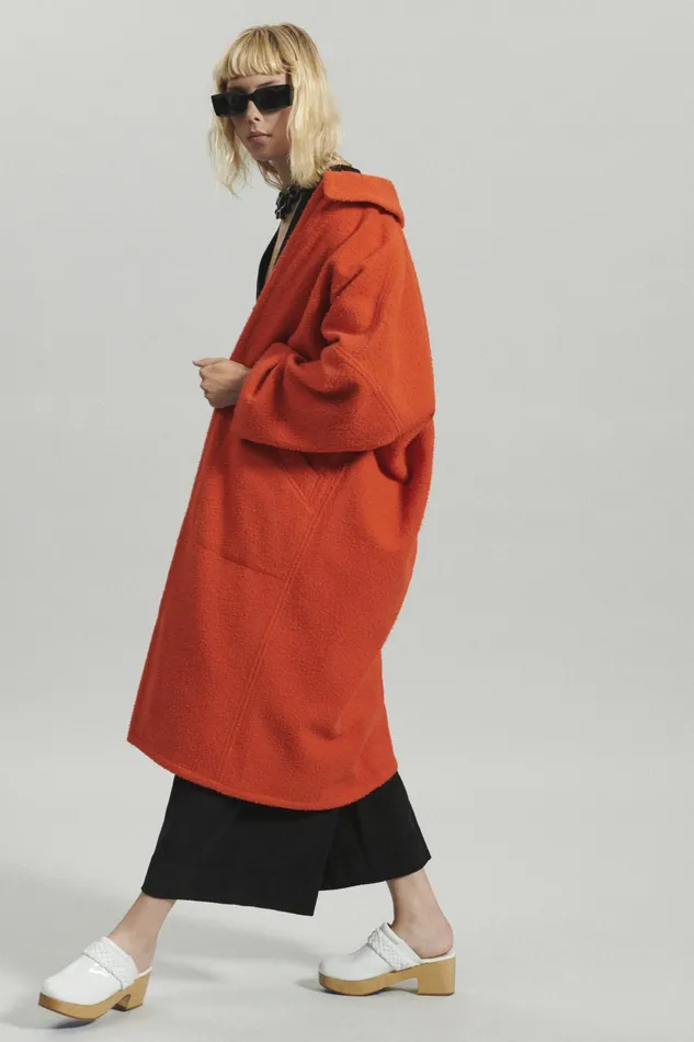 Rachel Comey Jackets Outerwear Women Pantheon Coat Persimmon