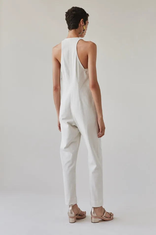 Rachel Comey Jumpsuits Women Buxton Jumpsuit Dirty White