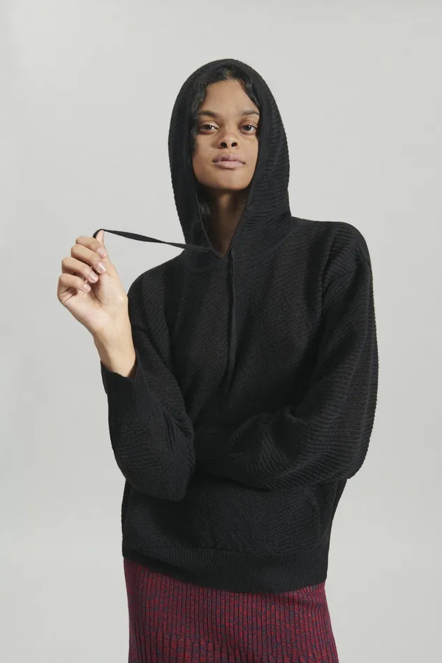 Rachel Comey Knits Women Artigas Hoodie Black