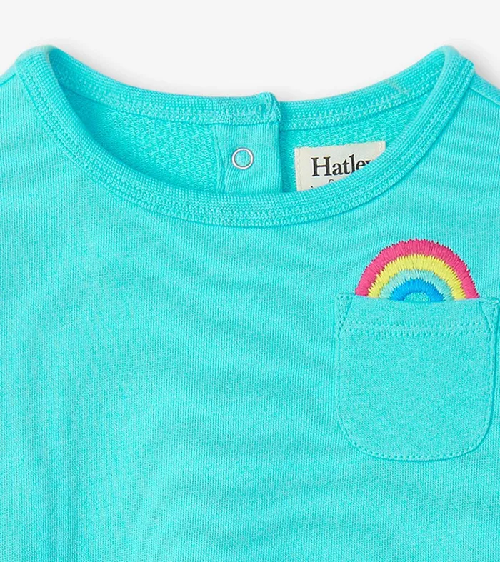 Radiant Rainbow Layered Knit Dress Hatley
