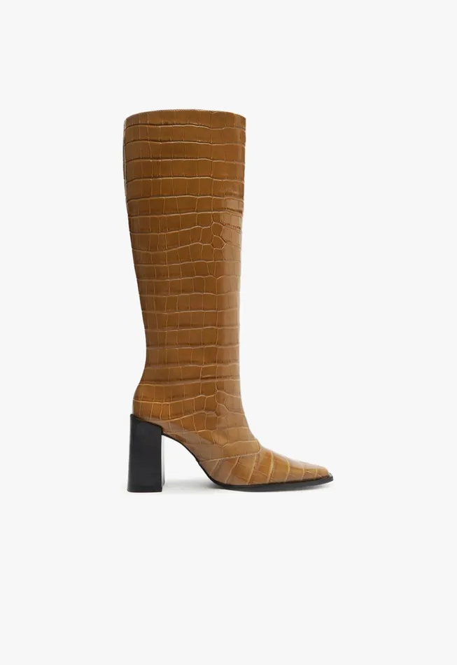 Raffaela Up Boot Brown Women Schutz Shoes Boots