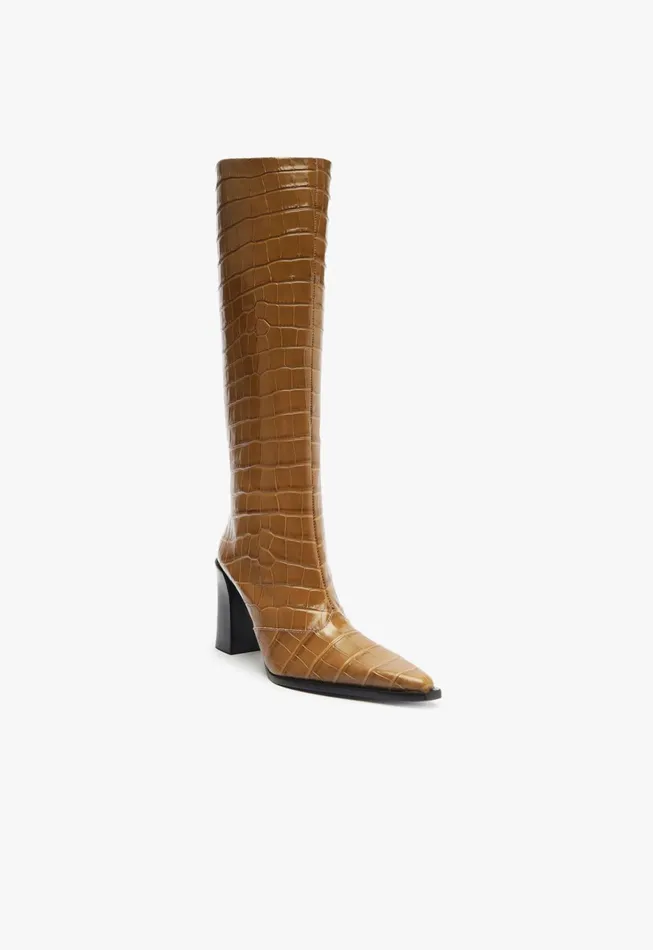 Raffaela Up Boot Brown Women Schutz Shoes Boots