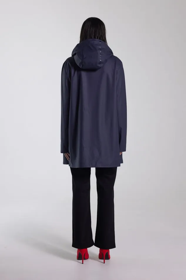 Raincoats Women Stutterheim Stockholm Lightweight Raincoat Navy