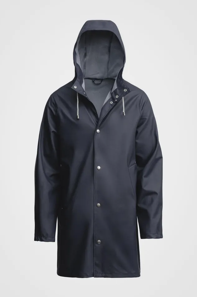 Raincoats Women Stutterheim Stockholm Lightweight Raincoat Navy