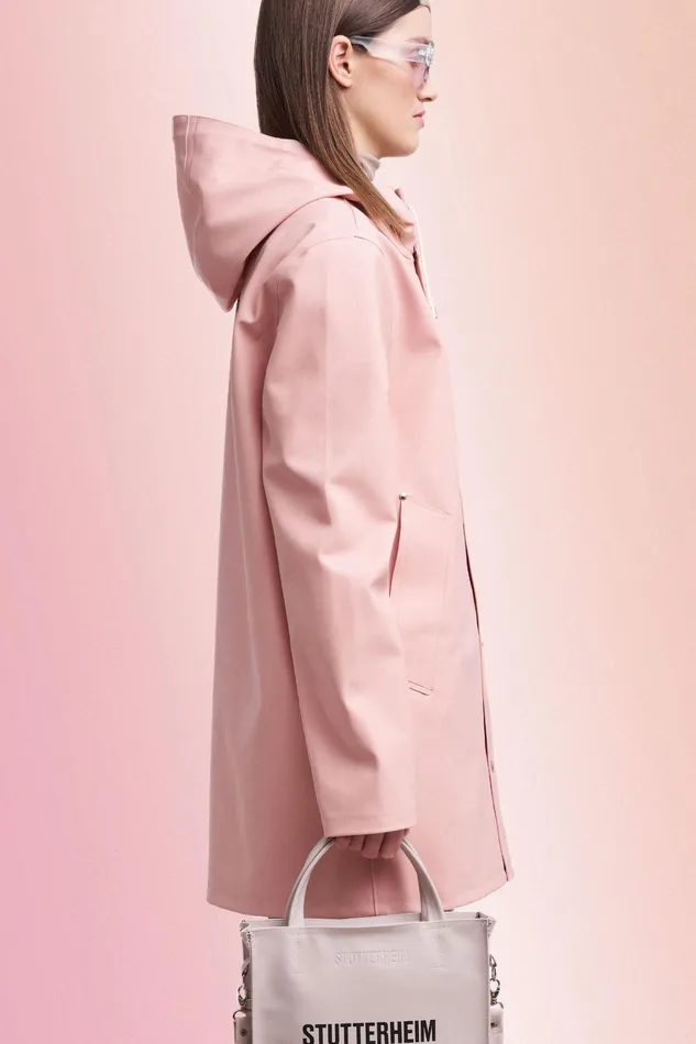 Raincoats Women Stutterheim Stockholm Raincoat Pale Pink