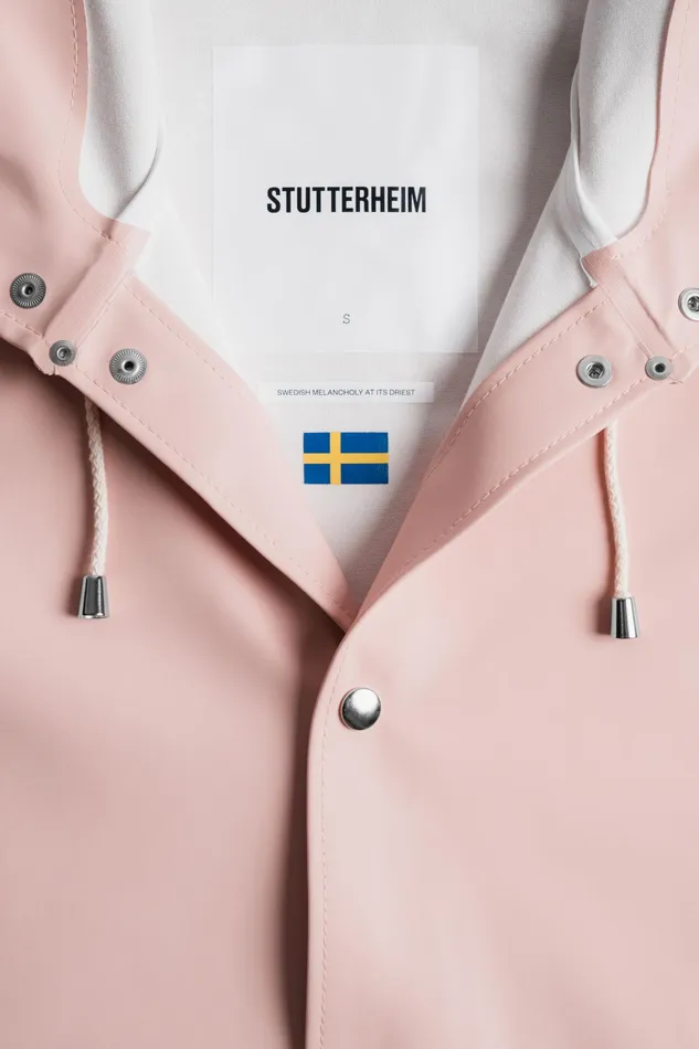 Raincoats Women Stutterheim Stockholm Raincoat Pale Pink