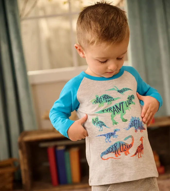 Real Dinos Long Sleeve TShirt Hatley