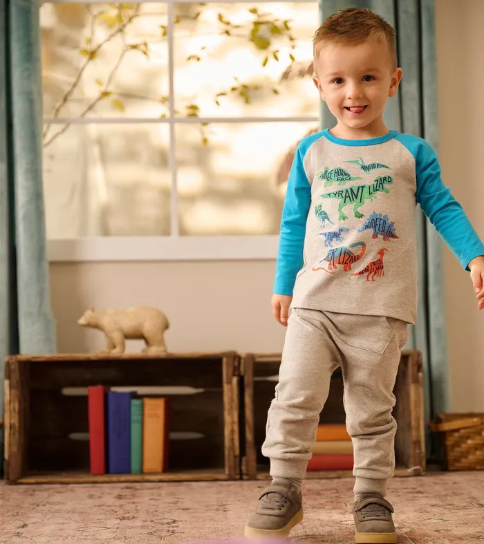 Real Dinos Long Sleeve TShirt Hatley