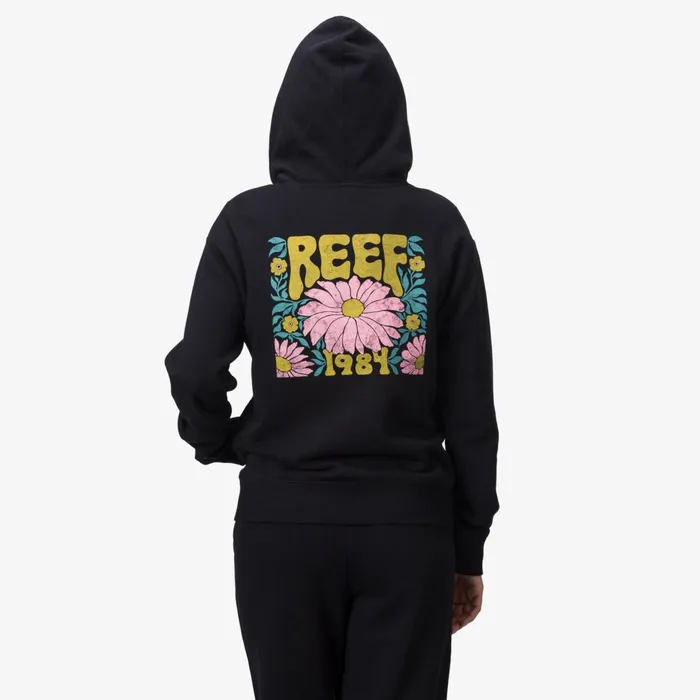Reef Hoodies Sweaters and Jackets Josie Pullover Hoodie Caviar 8211 Women Reef Hoodies Sweaters and Jackets Josie Pullover Hoodie Caviar 8211 Women