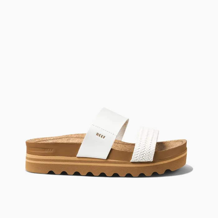 Reef Sandals Cushion Vista Hi White Braid 8211 Women
