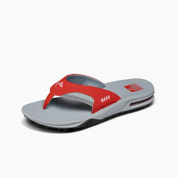 Reef Sandals Fanning Pregame Redgrey 8211 Men Reef Sandals Fanning Pregame Redgrey 8211 Men