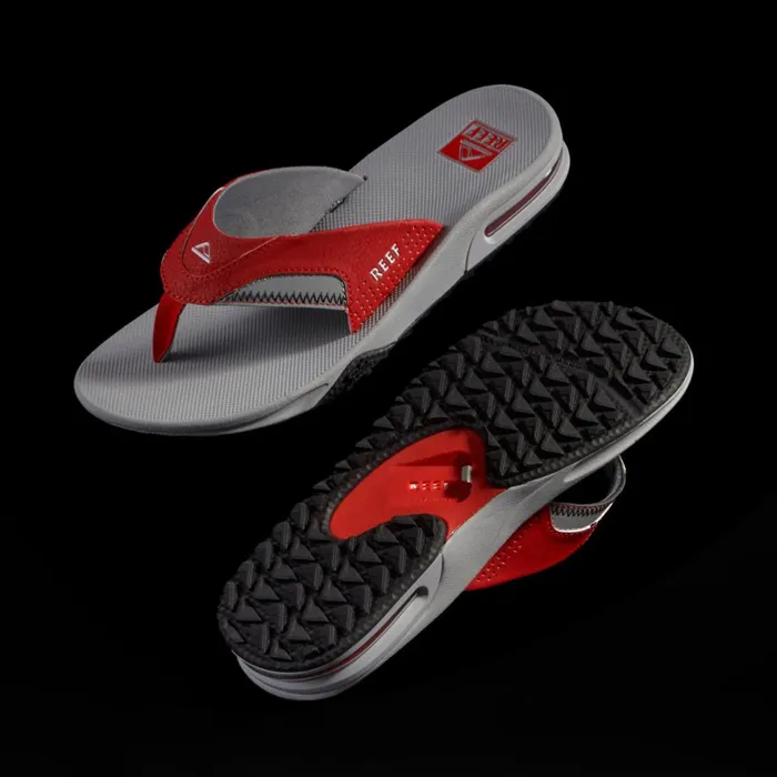Reef Sandals Fanning Pregame Redgrey 8211 Men Reef Sandals Fanning Pregame Redgrey 8211 Men