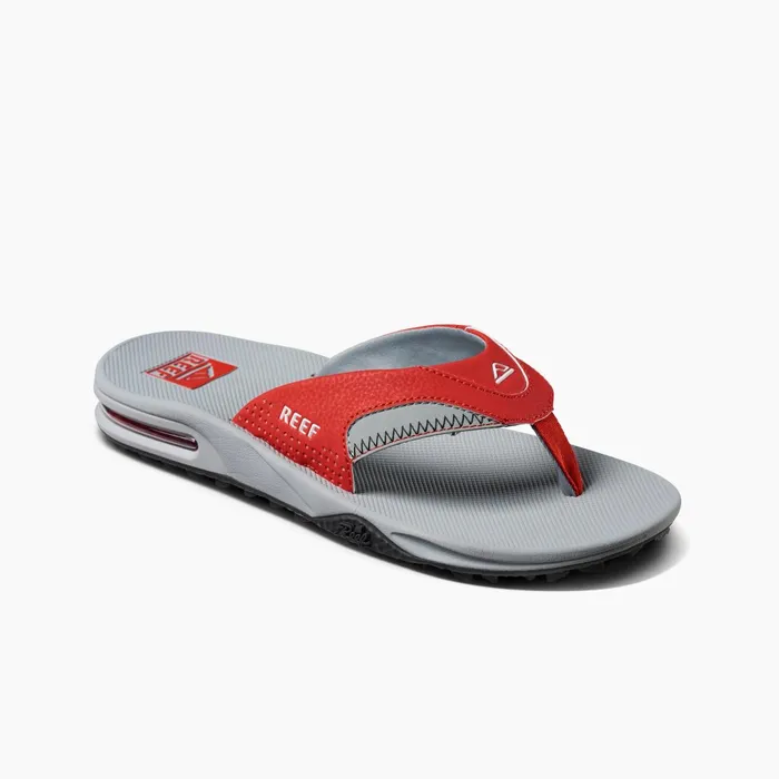 Reef Sandals Fanning Pregame Redgrey 8211 Men Reef Sandals Fanning Pregame Redgrey 8211 Men