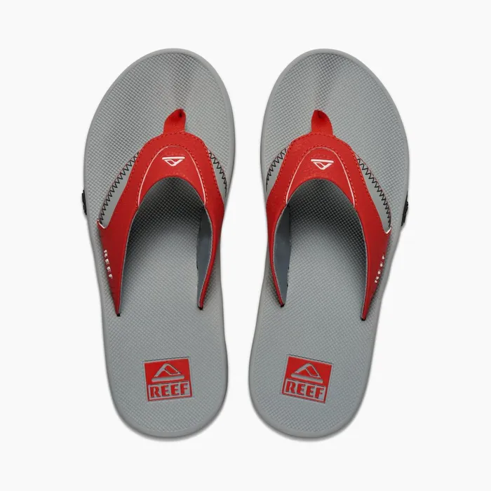 Reef Sandals Fanning Pregame Redgrey 8211 Men Reef Sandals Fanning Pregame Redgrey 8211 Men