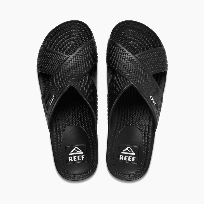 Reef Sandals Water X Slide Black 8211 Women Reef Sandals Water X Slide Black 8211 Women