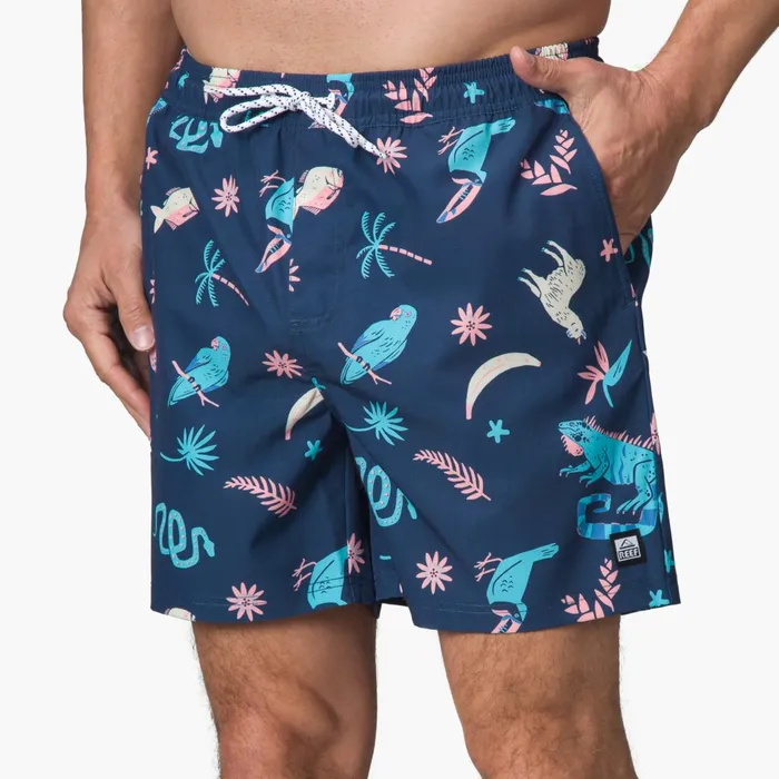 Reef Shorts Boardshorts and Pants Myers Elastic Waist Short 16034 Insigna Blue 8211 Men