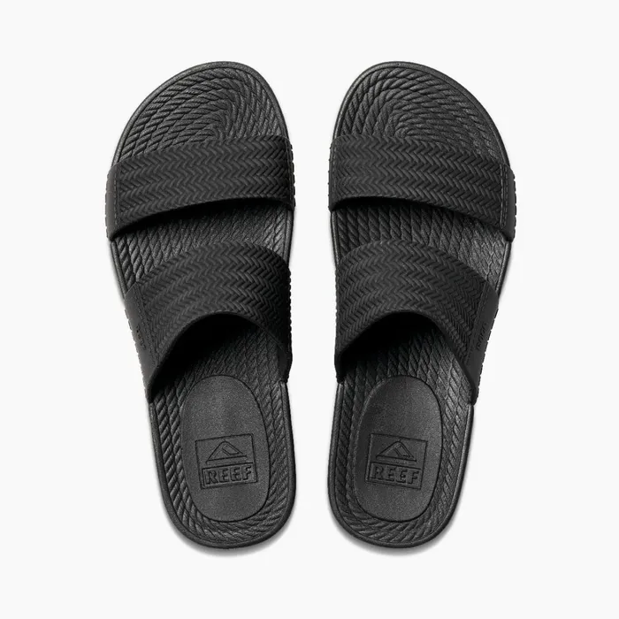 Reef Slides Water Vista Slide Black 8211 Women Reef Slides Water Vista Slide Black 8211 Women