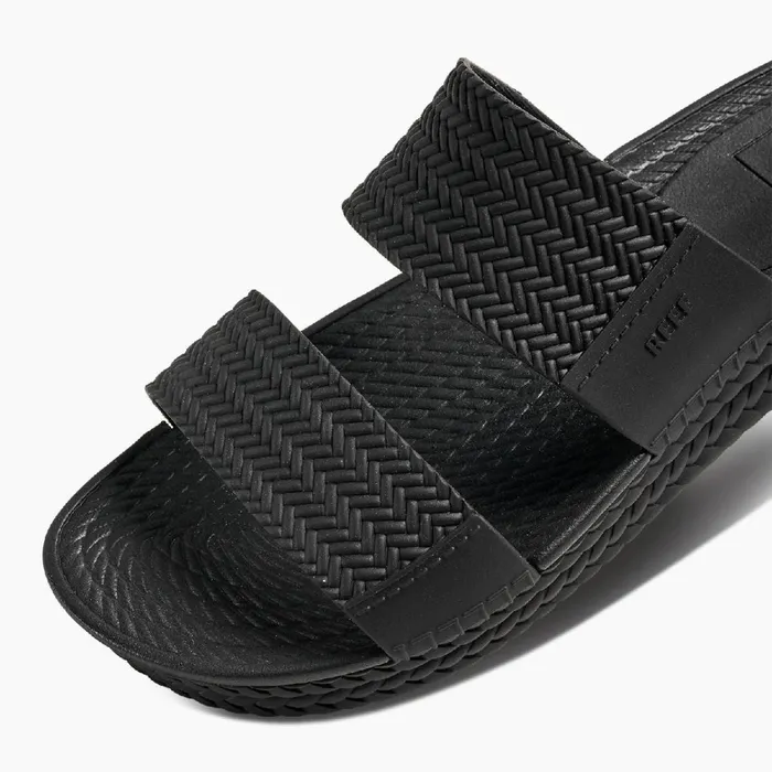 Reef Slides Water Vista Slide Black 8211 Women Reef Slides Water Vista Slide Black 8211 Women