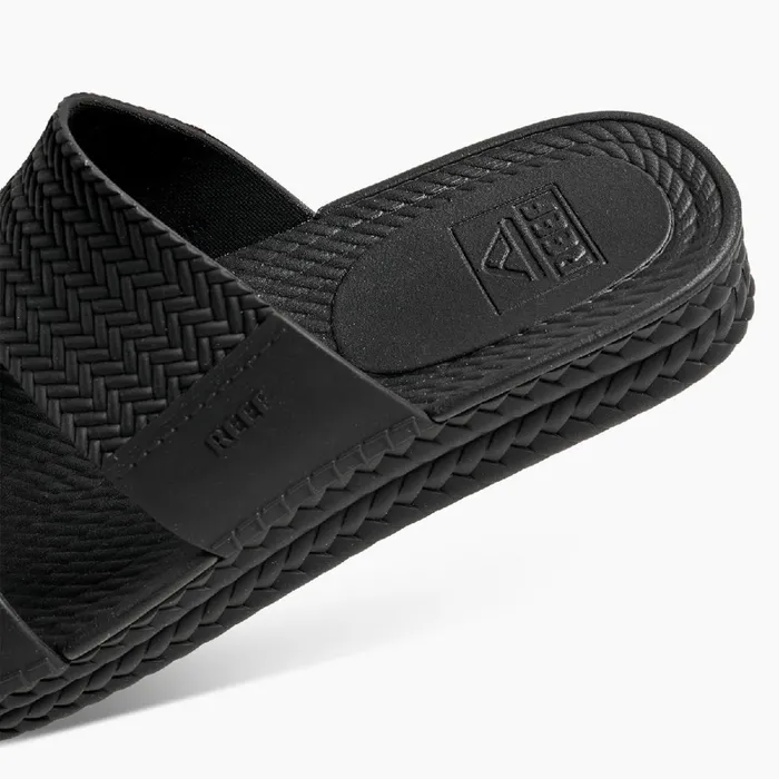 Reef Slides Water Vista Slide Black 8211 Women Reef Slides Water Vista Slide Black 8211 Women