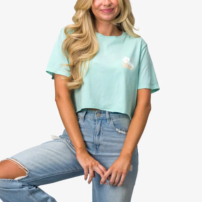 Reef TShirts Tanks and Dresses Koda 18034 Crop Tee Eggshell 8211 Women Reef TShirts Tanks and Dresses Koda 18034 Crop Tee Eggshell 8211 Women